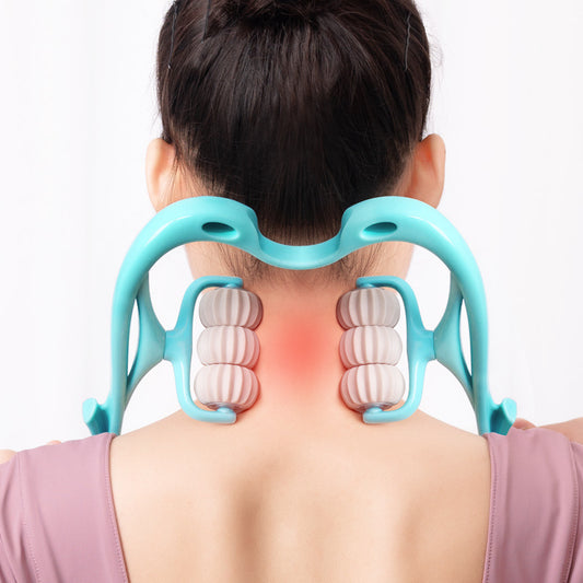6-Wheel Manual Neck & Shoulder Massager