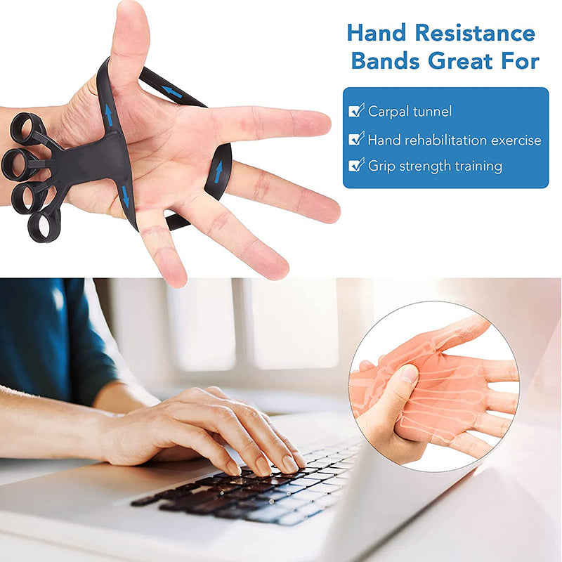 Silicone Finger Grip Trainer – Pain Relief & Hand Strengthener