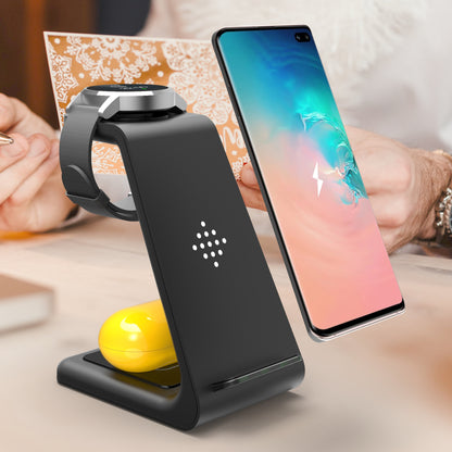 3-in-1 Fast Wireless Charging Station – Quick Charge Dock & Phone Stand