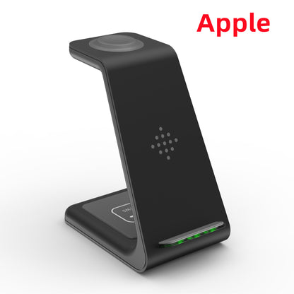 3-in-1 Fast Wireless Charging Station – Quick Charge Dock & Phone Stand