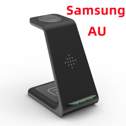 3-in-1 Fast Wireless Charging Station – Quick Charge Dock & Phone Stand
