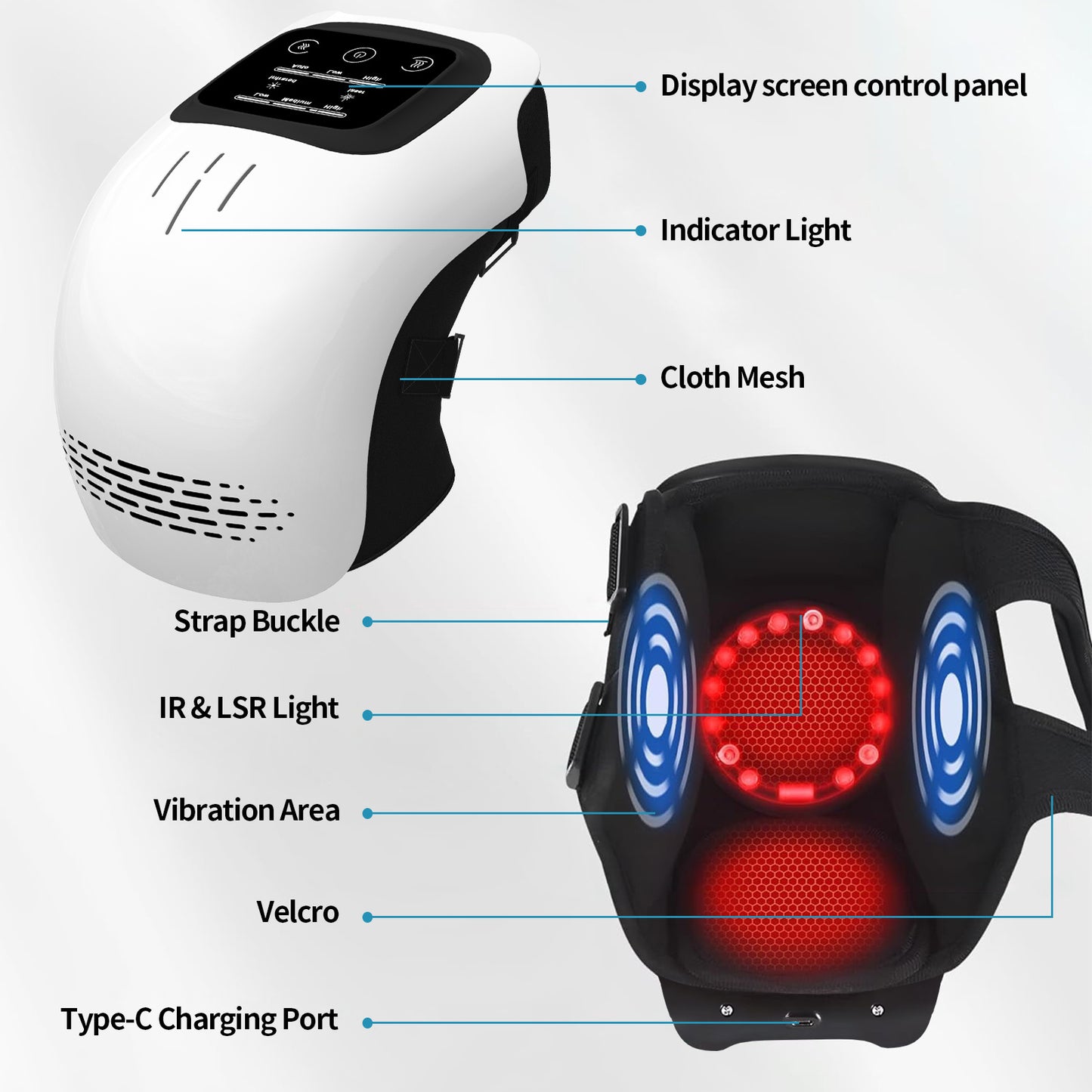 Smart Electric Heating Knee Massager