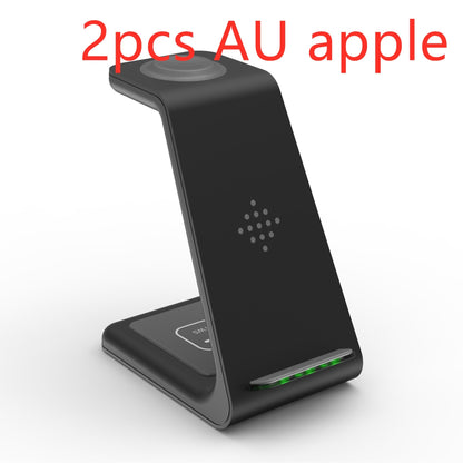 3-in-1 Fast Wireless Charging Station – Quick Charge Dock & Phone Stand