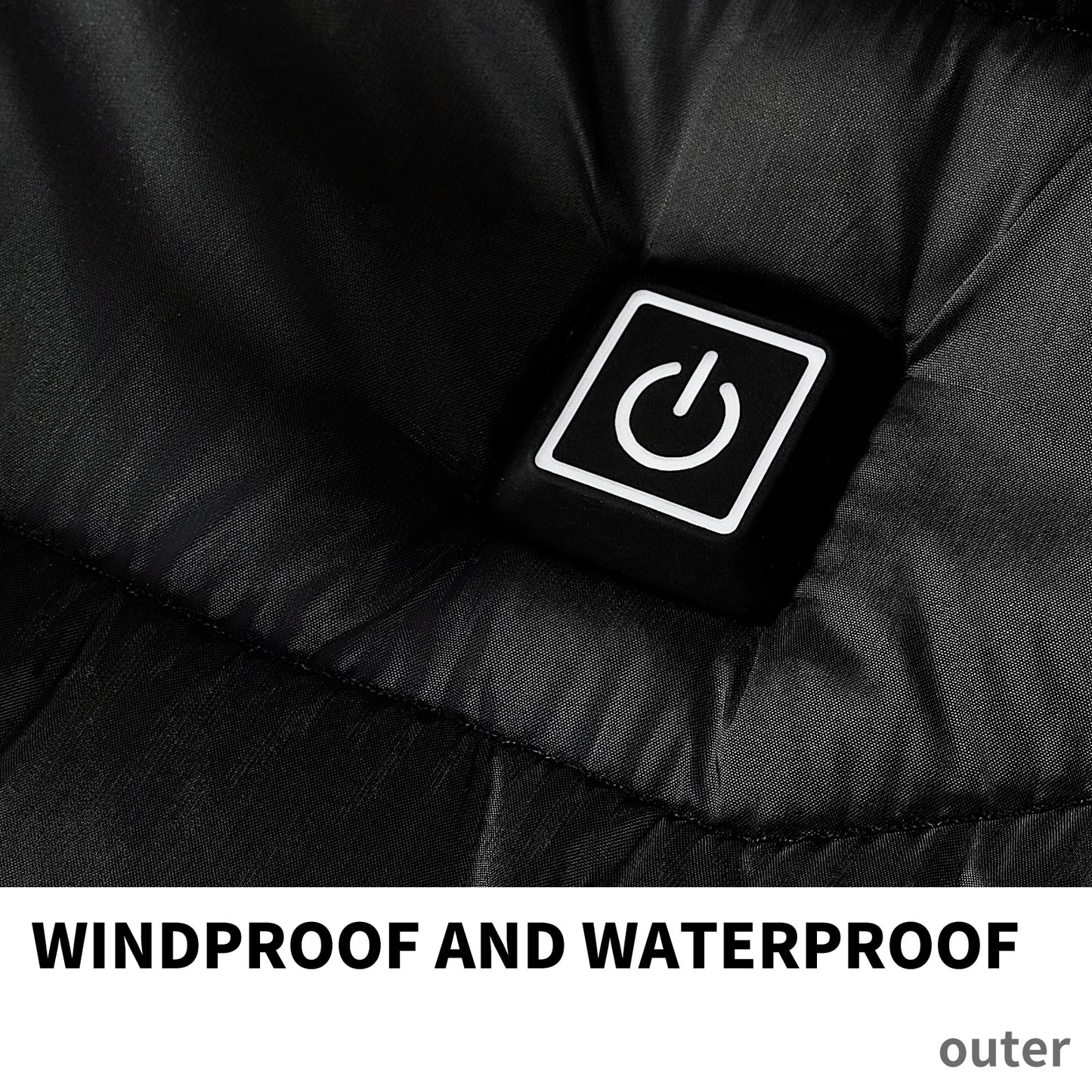 Men’s Heated Puffer Jacket – 9 Heating Zones, Insulated Electric Winter Coat with Hood